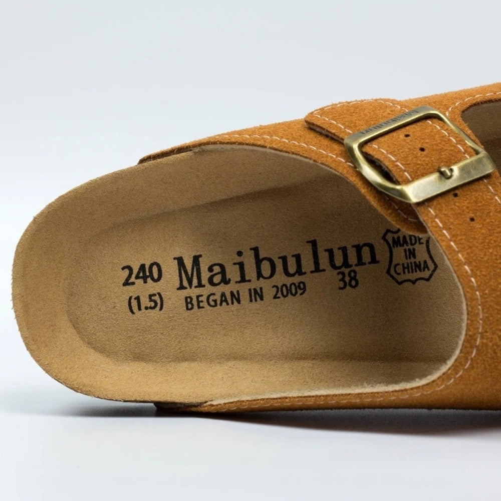 Sandália Birken Masculina de Couro Malta