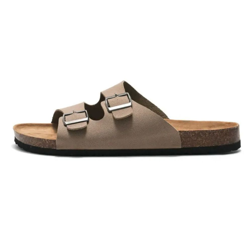 Sandália Birken Masculina de Couro Arizona