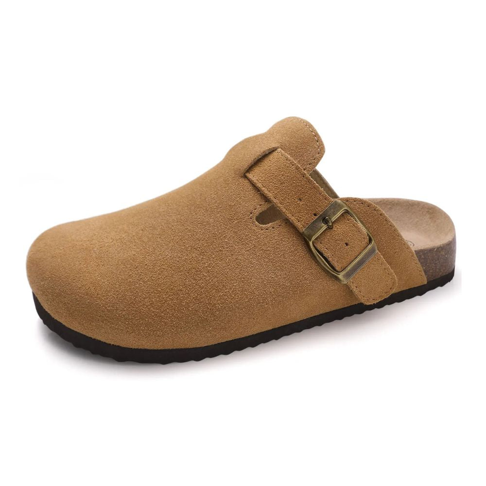 Sandália Clog Masculina de Couro Amalfi