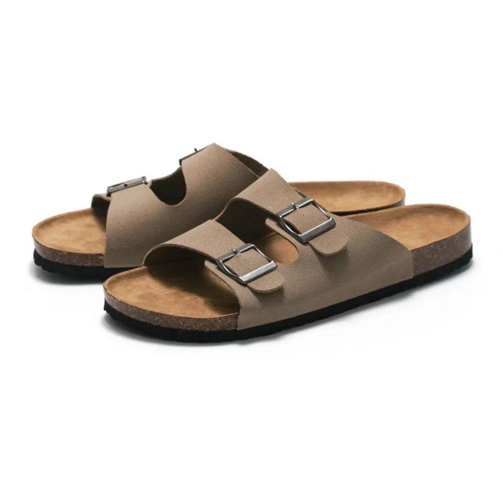 Sandália Birken Masculina de Couro Arizona