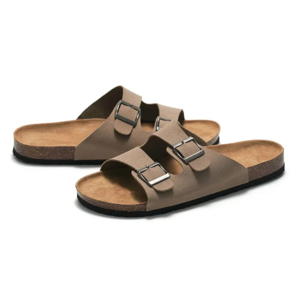 Sandália Birken Masculina de Couro Arizona