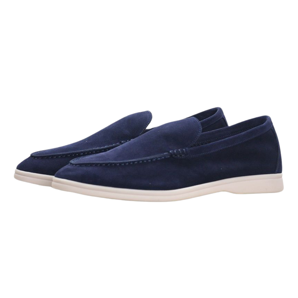 Mocassim Suede Loafer Loro Piana