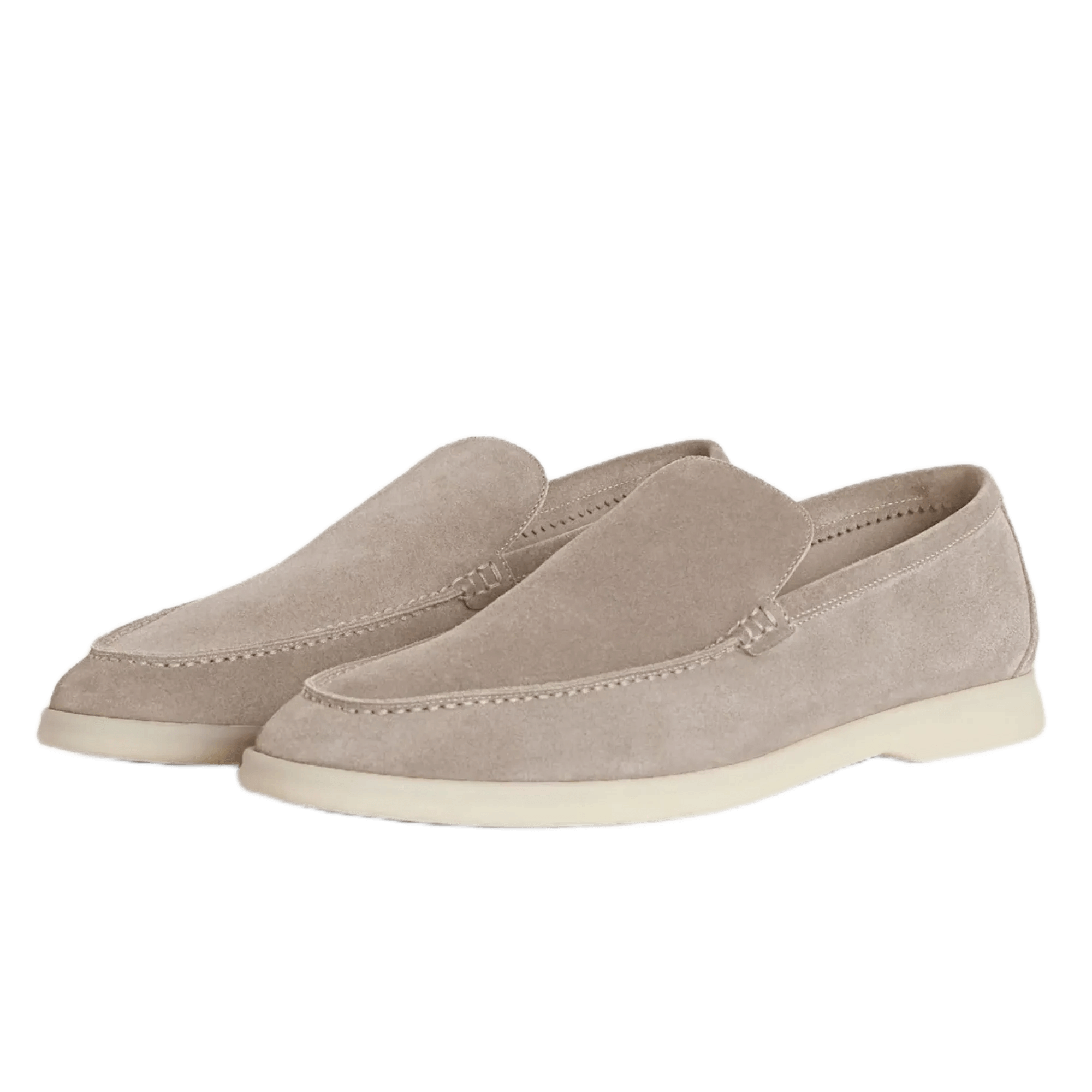 Mocassim Suede Loafer Loro Piana